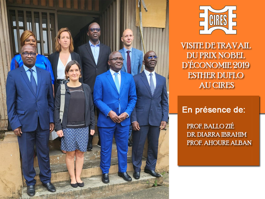 VISITE DE TRAVAIL DU PRIX NOBEL D’ÉCONOMIE 2019 AU CIRES