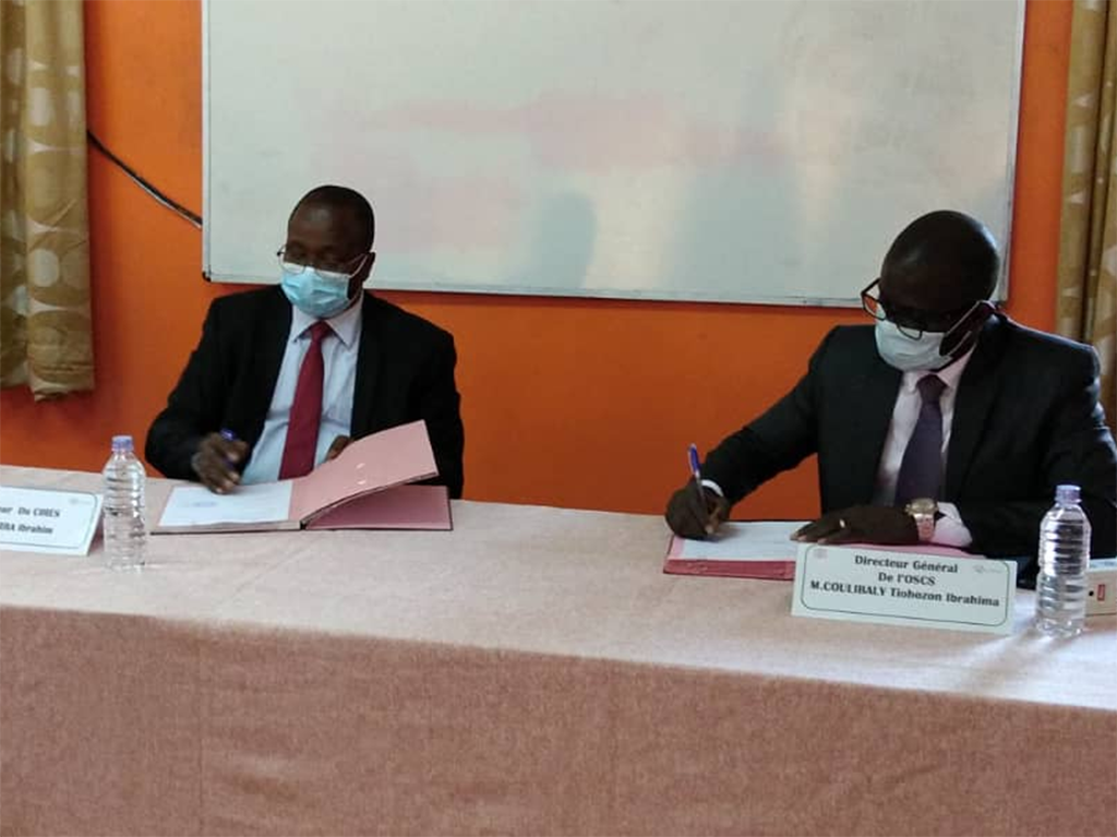 Signature de convention entre l&rsquo;OSCS et le CIRES pour le renforcement de la solidarit&eacute; et de la coh&eacute;sion sociale